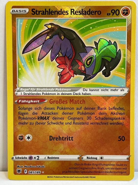 Pokémon Trading Card Game Strahlendes Resladero 081 189 Kaufen