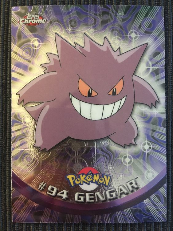 Pokemon Gengar Holo Topps Chrome Series 2 Vintage 2000 Kaufen Auf Ricardo