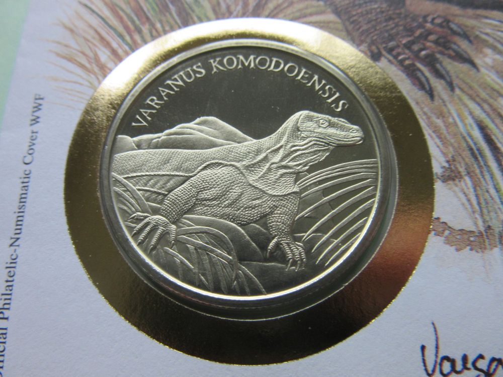 Numisbrief 30 Jahre WWF Komodo Waran Kaufen Auf Ricardo