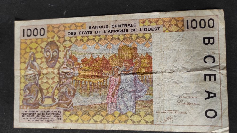 1000 Francs Afrique De L Ouest Kaufen Auf Ricardo