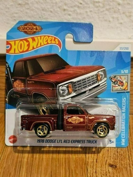 Hot Wheels 1978 Dodge LI L Red Express Truck Neu Und Originalverpackt