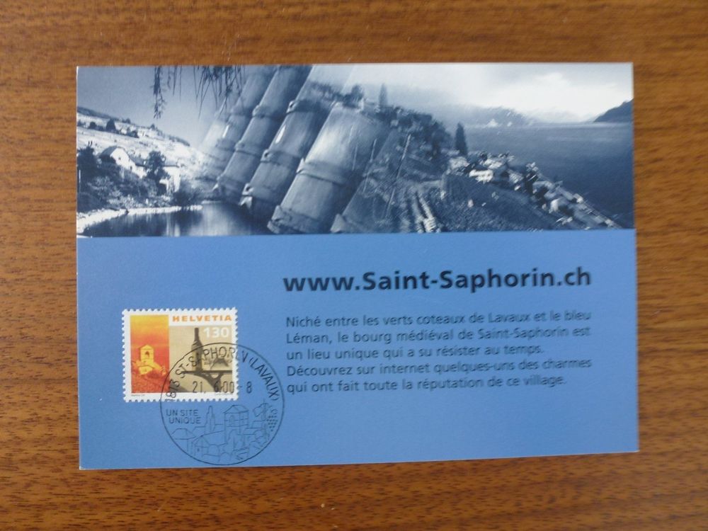 Maximumkarte Saint Saphorin Mit Sonderstempel Kaufen Auf Ricardo