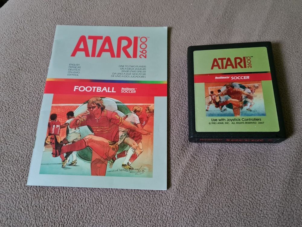 Realsports Soccer Anleitung Atari Kaufen Auf Ricardo