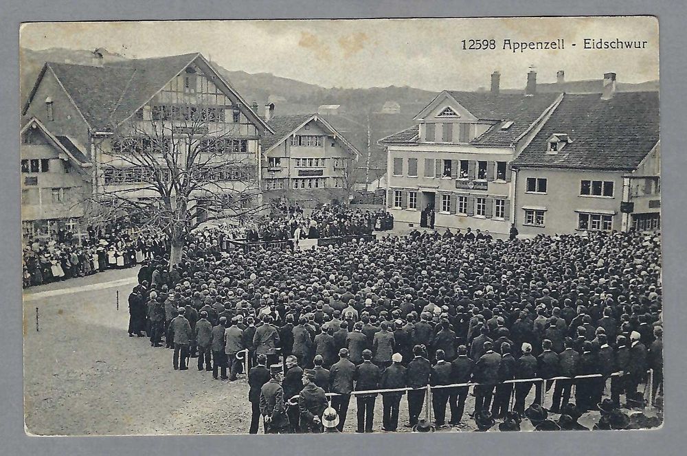 APPENZELL LANDSGEMEINDE EIDSCHWUR 0 1922 Kaufen Auf Ricardo