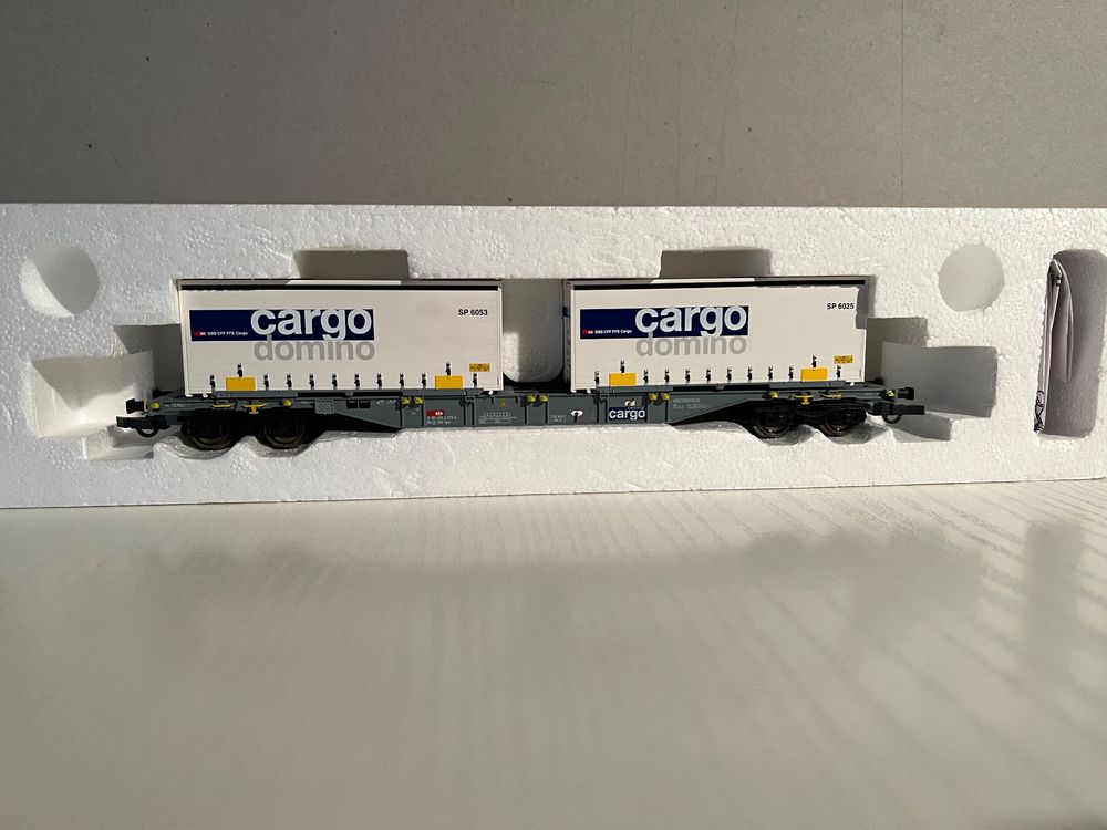 Roco 66620 SBB Cargo Containertragwagen Cargo Domino G1 Acheter