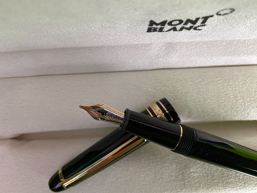 MONTBLANC Fountain Pen Meisterstück Classic Gold Coated Kaufen auf