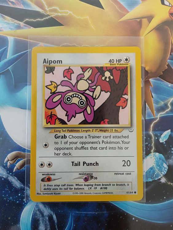 Aipom Neo Vintage Pok Mon Tcg Karte Kaufen Auf Ricardo