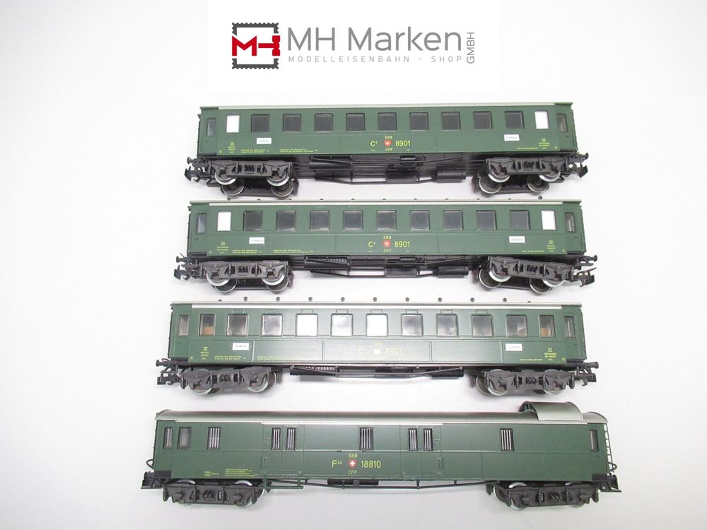 Märklin 1 x 4146 3 x 4138 SBB Personenwagen AC H0 Kaufen auf Ricardo