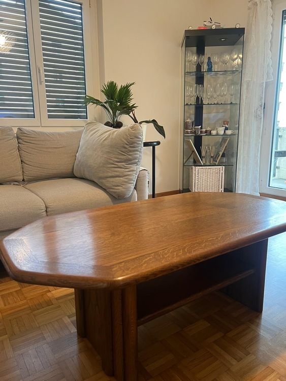 Holz Couchtisch Holz Salon Tisch Kaufen Auf Ricardo