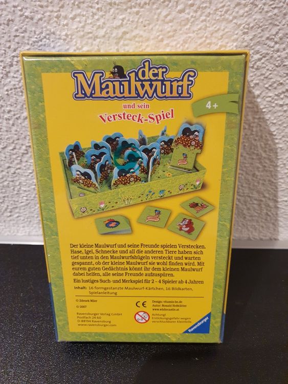 Ravensburger Der Maulwurf Und Sein Versteck Spiel Kaufen Auf Ricardo