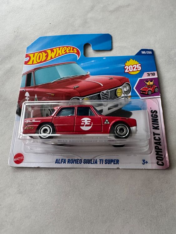 Hot Wheels Alfa Romeo Giulia TI Super Neu Und Originalverpackt In