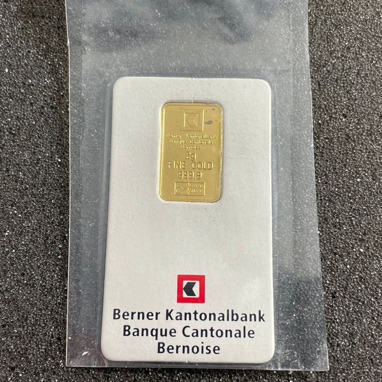 Gramm Gold Barren Berner Kantonal Bank Kaufen Auf Ricardo