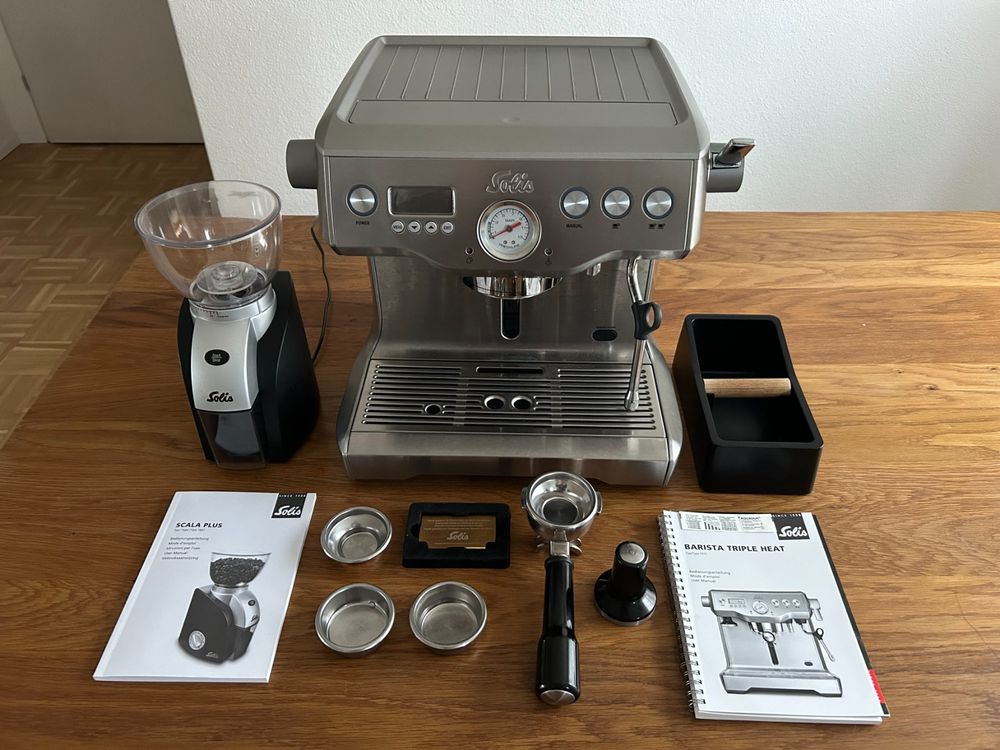 Solis Barista Triple Heat Siebtr Germaschine Mit Mahlwerk Kaufen Auf