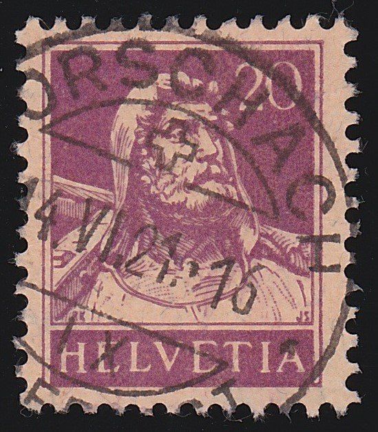 Tell 1921 Z154 Vollstempel RORSCHACH 14 06 1921 Kaufen Auf Ricardo