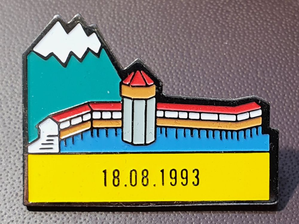 S481 Pin Luzern Kapellbrücke 660 Jahre alt 1333 1993 Kaufen auf