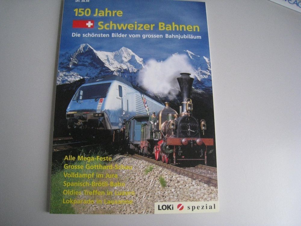 Lokispezial Nummer Jahre Schweizer Bahnen Kaufen Auf