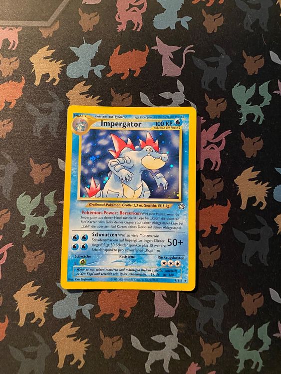 Impergator Holo Swirl De Neo Genesis Pokemon Kaufen Auf Ricardo