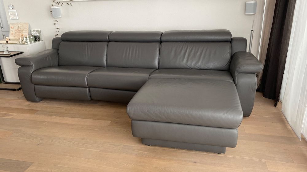 Neuwertiges Relax Sofa Elektrisch Ausfahrbar Anthrazit Kaufen Auf