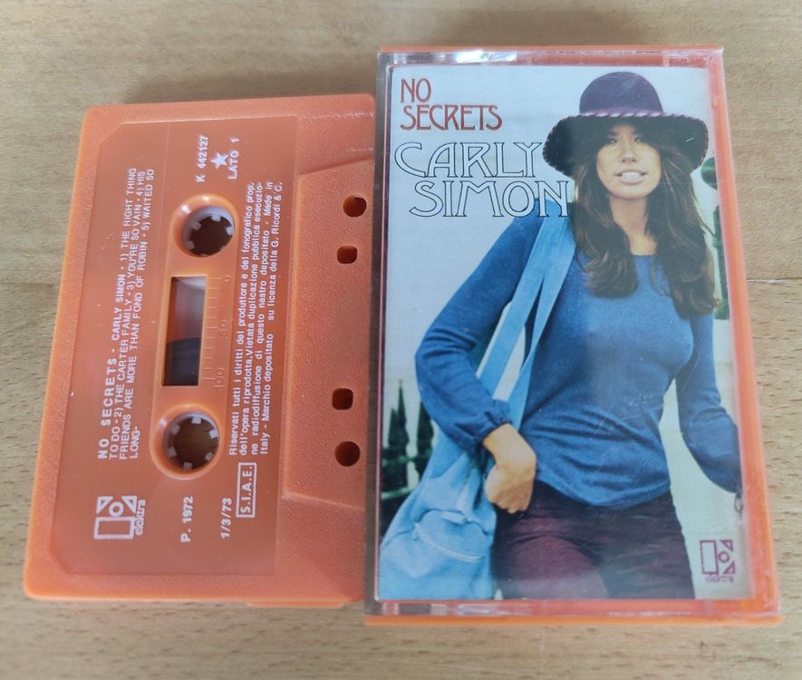 Collector Carly Simon No Secrets Cassette Italy Kaufen Auf Ricardo