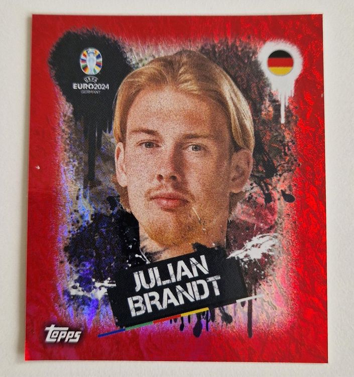 Topps Uefa Euro Sammelbild Ger Glitzer Metallic Kaufen Auf