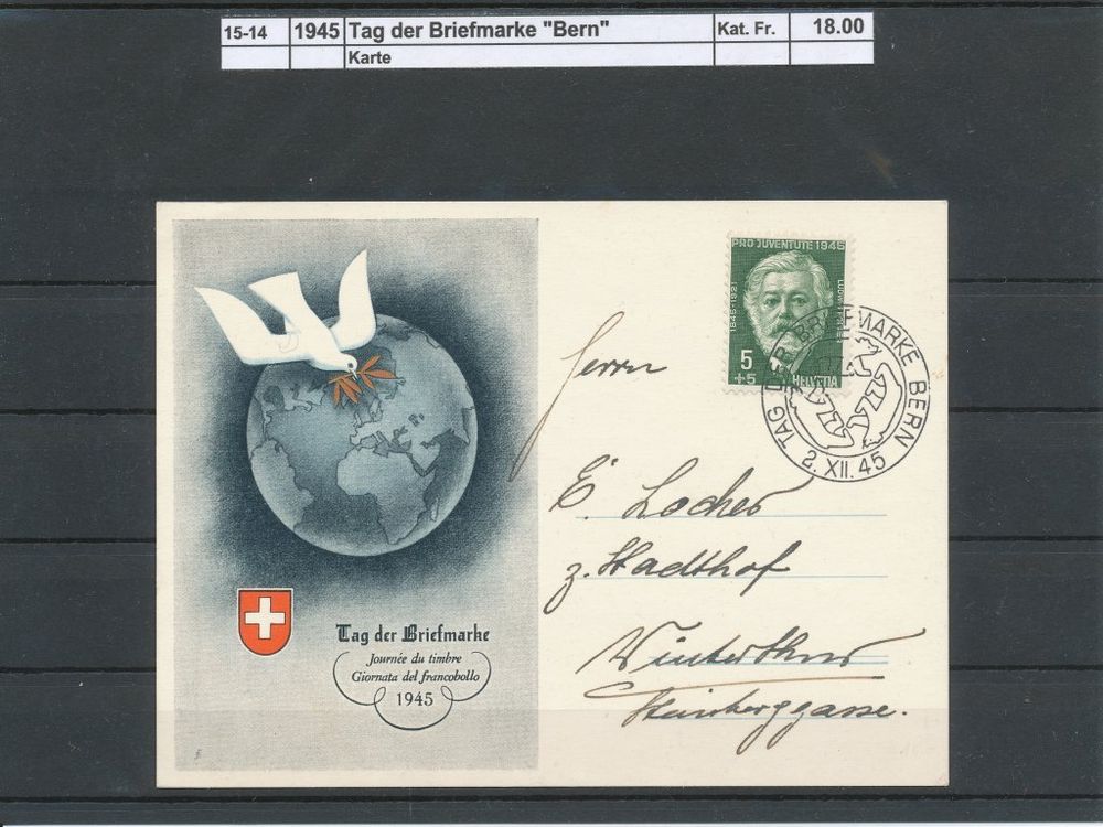 Tag Der Briefmarke Bern Karte Kaufen Auf Ricardo