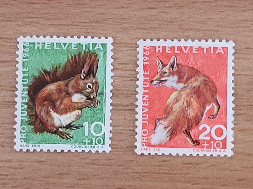 Timbre CH 1966 Pro Juventute 1 XII N 216 217 Kaufen Auf Ricardo