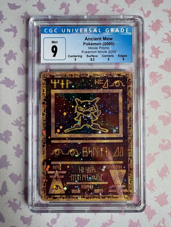 Pokemon Ancient Mew Movie Promo 2000 CGC 9 Mint Kaufen Auf Ricardo