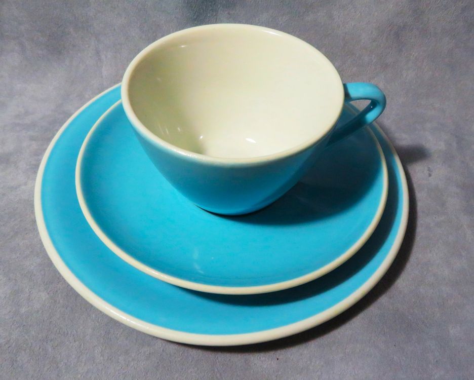 Kaffeetasse Untertasse Dessertteller R Ssler Blau Kaufen Auf Ricardo