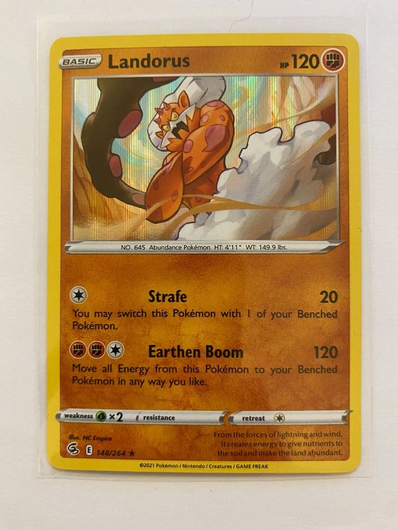 Pokemon Landorus 148 264 Holo Fusion Strike EN Kaufen Auf Ricardo