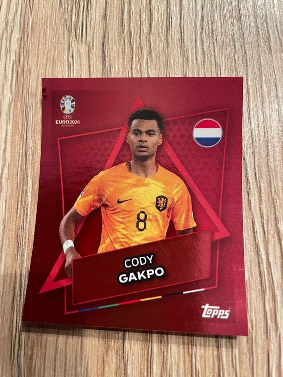 Topps Euro EM 2024 CODY GAKPO NED SP RARE SELTEN Kaufen Auf Ricardo