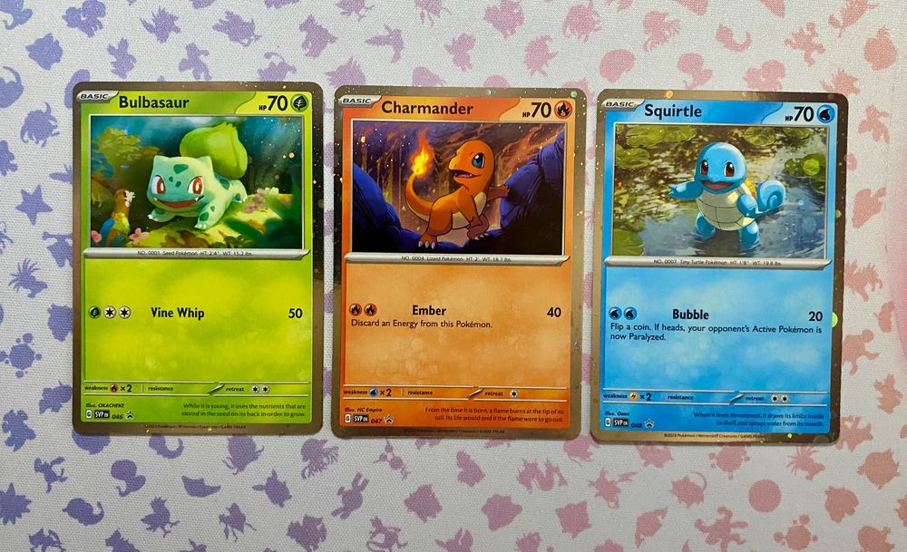 Pokemon 151 Bulbasaur Charmander Squirtle Black Star Promos Kaufen