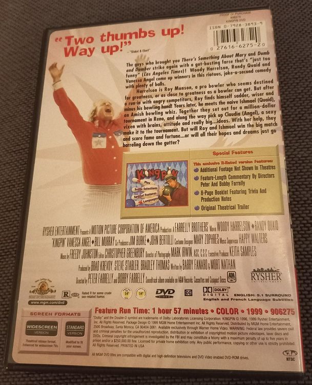 Kingpin Woody Harrelson Randy Quaid Vanessa Angel DVD Kaufen Auf