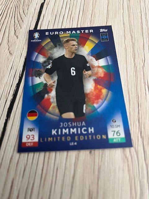 Topps Match Attax Euro Euro Master Joshua Kimmich Limi Kaufen