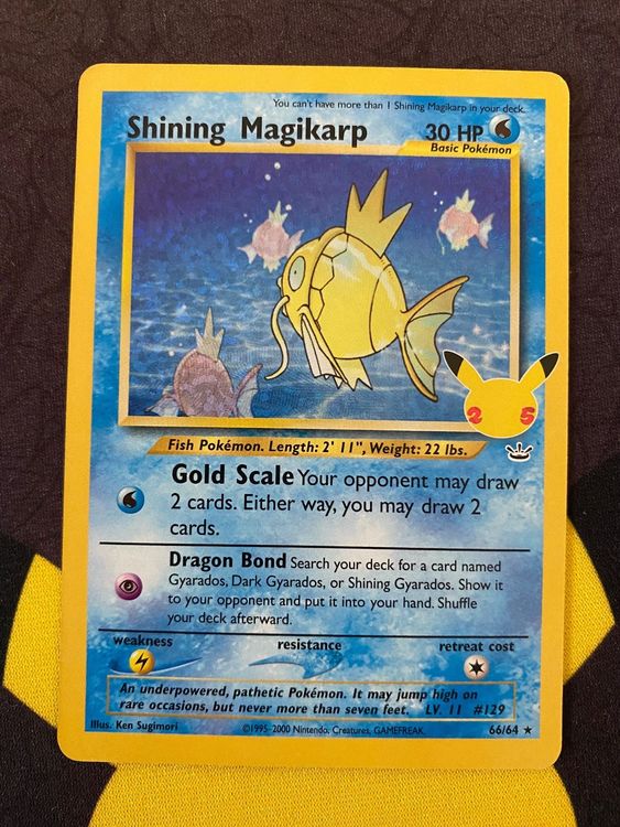 Pokémon Célébrations 25th Shining Magikarp Kaufen auf Ricardo