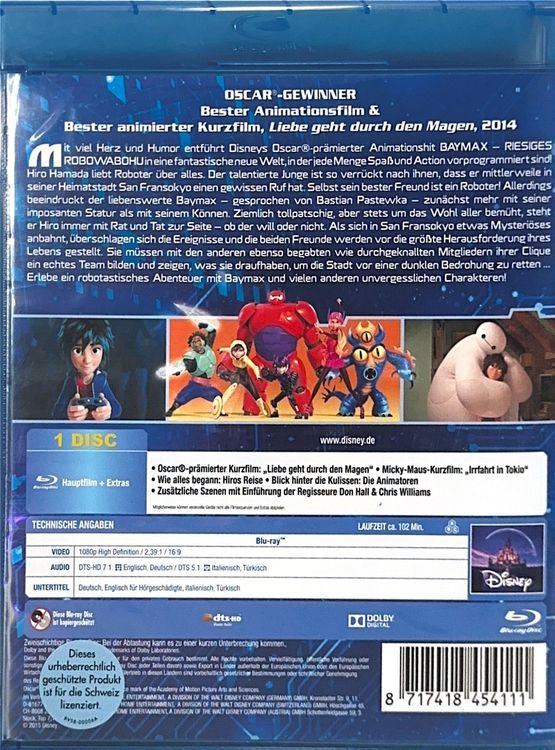 Baymax Riesiges Robowabohu BluRay Kaufen Auf Ricardo