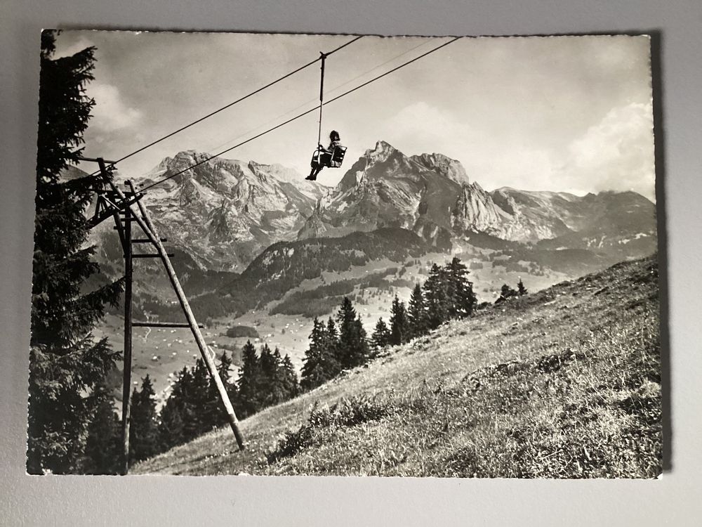 AK Sesselbahn Seilbahn Sessellift Alt St Johann Sellamatt Kaufen Auf