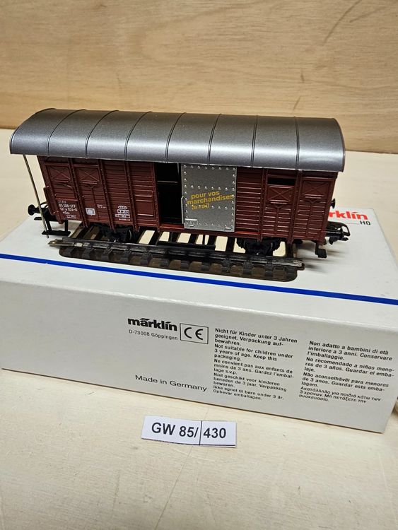 Märklin 4717 SBB Hochbordwagen Eaos 79 2 grau Acheter sur Ricardo