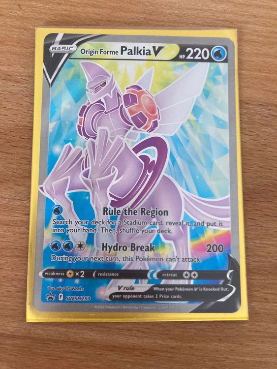 Cartes Pokemon Origin Forme Palkia V Full Art Kaufen Auf Ricardo