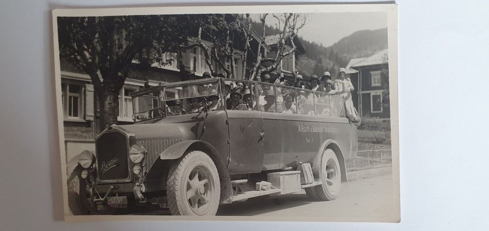 Alte Postkarte Mit Berna Postauto Kaufen Auf Ricardo