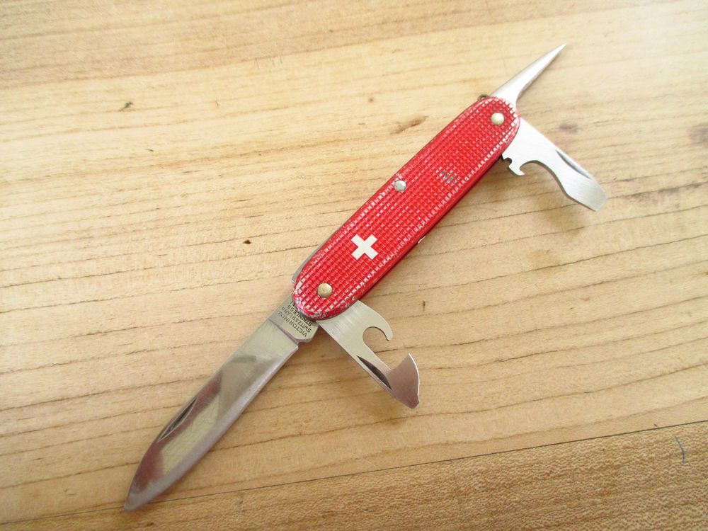 Armee Militär Alu Sackmesser VICTORINOX rot weiss Kreuz Kaufen auf