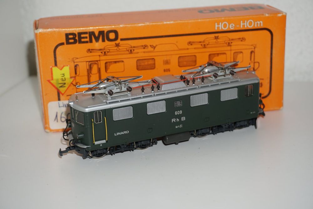 BEMO RhB Ge 4 4 I 609 Linard grün H0m Kaufen auf Ricardo