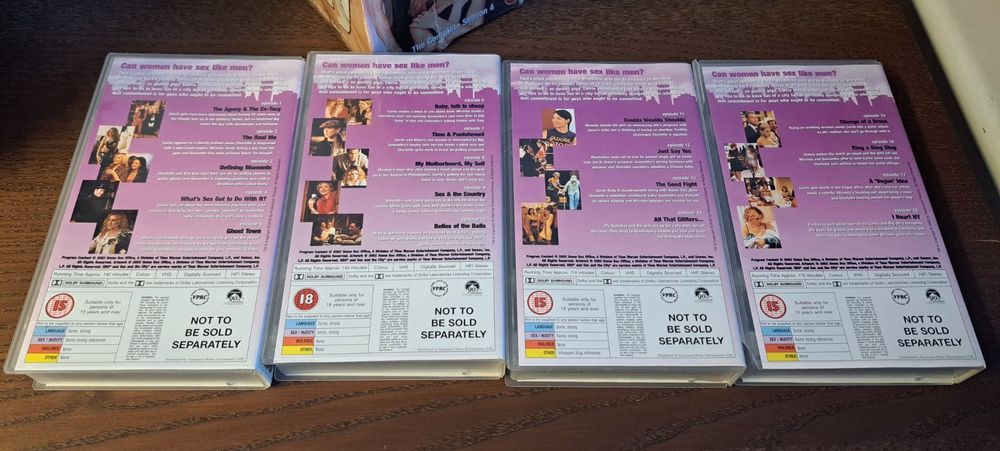 VHS Box Sex And The City Komplette 4 Staffel Englisch Serie Kaufen