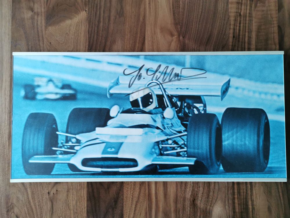 Jo Siffert Poster Mit Autogramm Formel 1 Kaufen Auf Ricardo