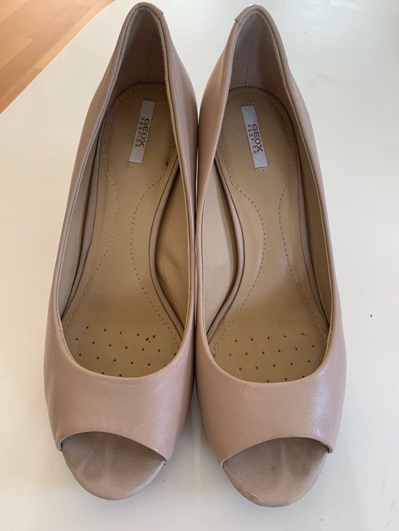 Stylishe Peeptoes In Nude Von Geox Selten Getragen Kaufen Auf Ricardo