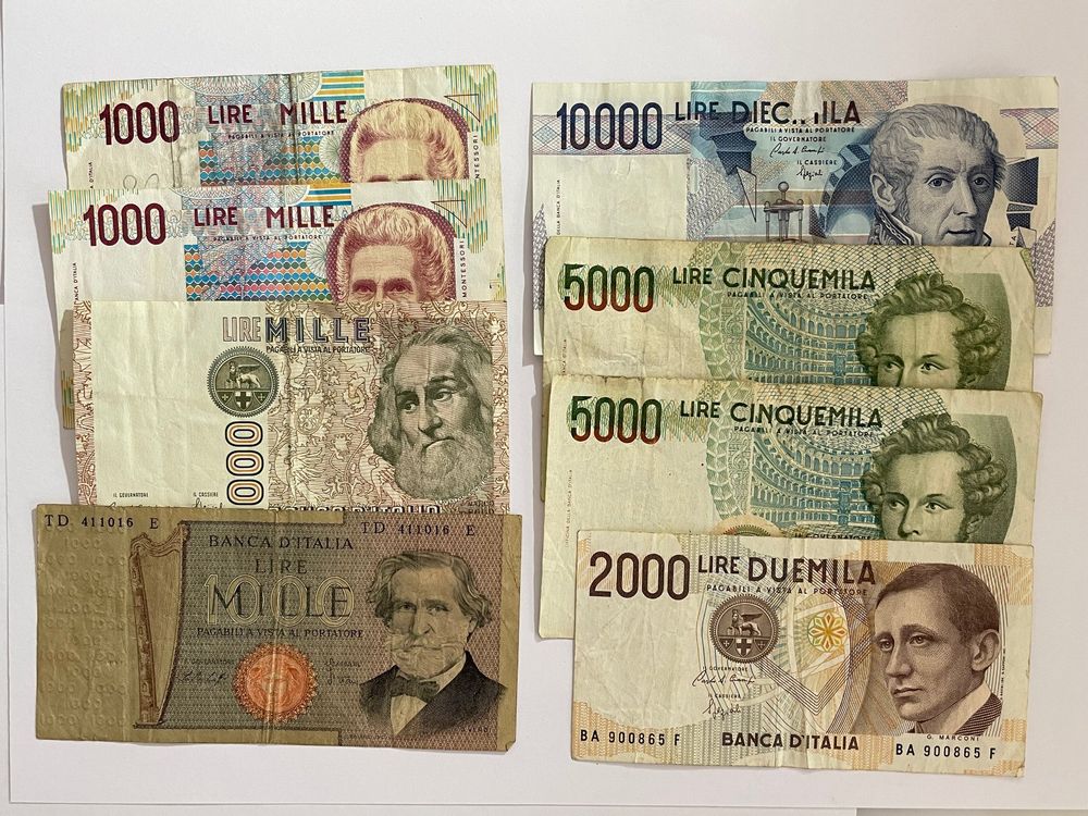 Lot Banknoten Italien Lire Kaufen Auf Ricardo