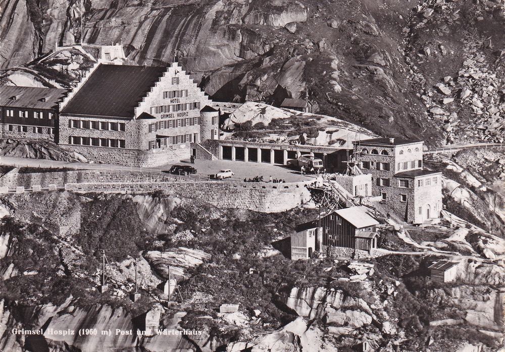 Grimsel Hospiz BE POST und Wärterhaus um 1952 Kaufen auf Ricardo