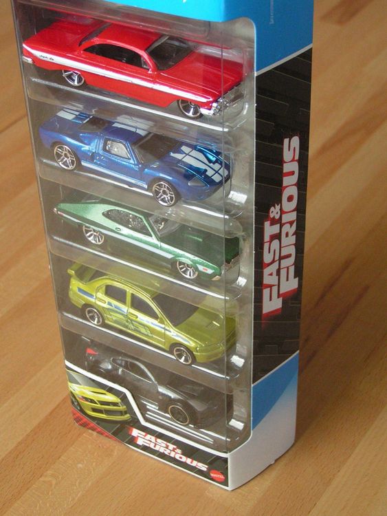 Hot Wheels Fast Furious SET 5 Stk Neu Und Originalverpackt In