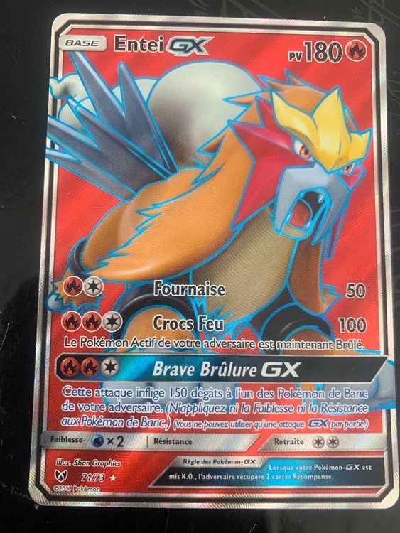 Entei Gx Fr Carte Pok Mon Kaufen Auf Ricardo