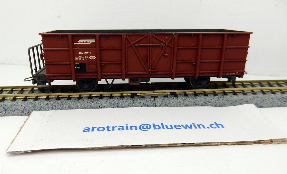 HOm Bemo offener RhB Güterwagen Fb 8511 Kaufen auf Ricardo