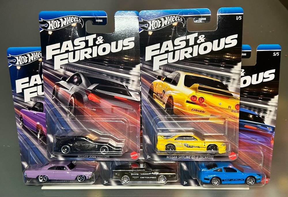 Hot Wheels Fast Furious Set 1 5 Neu Und Originalverpackt In